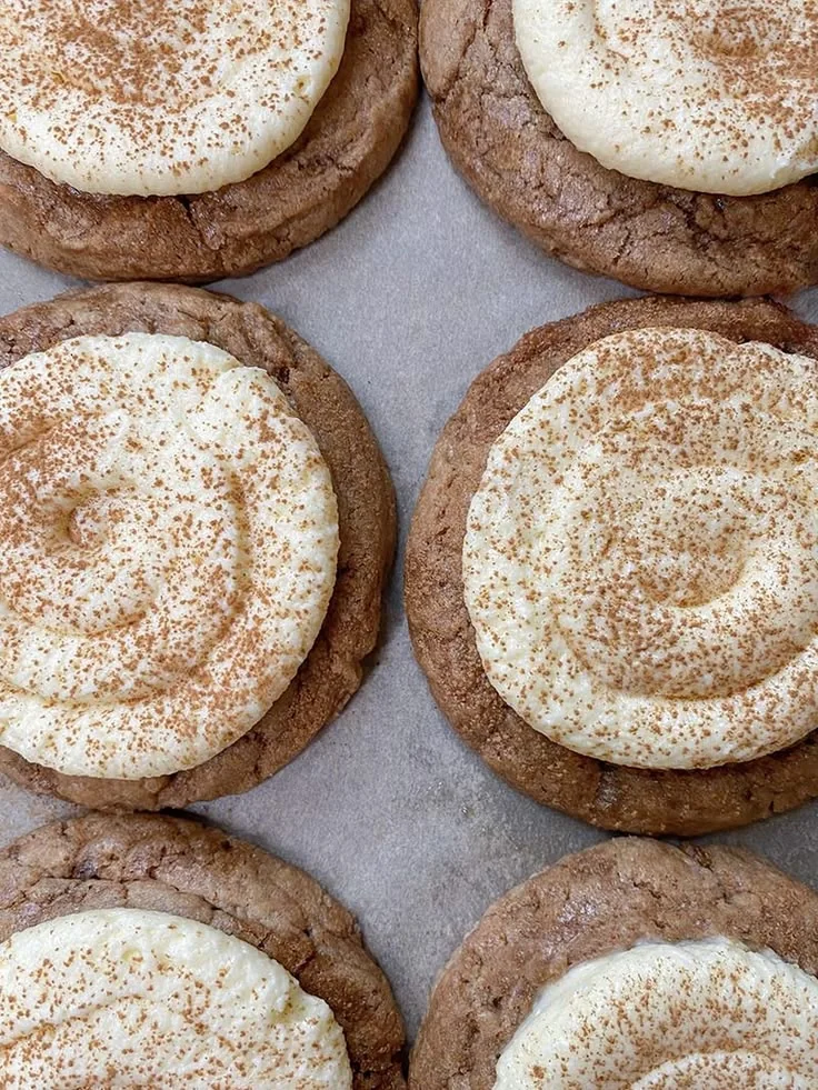 Galletas Cinnamon Roll con crema